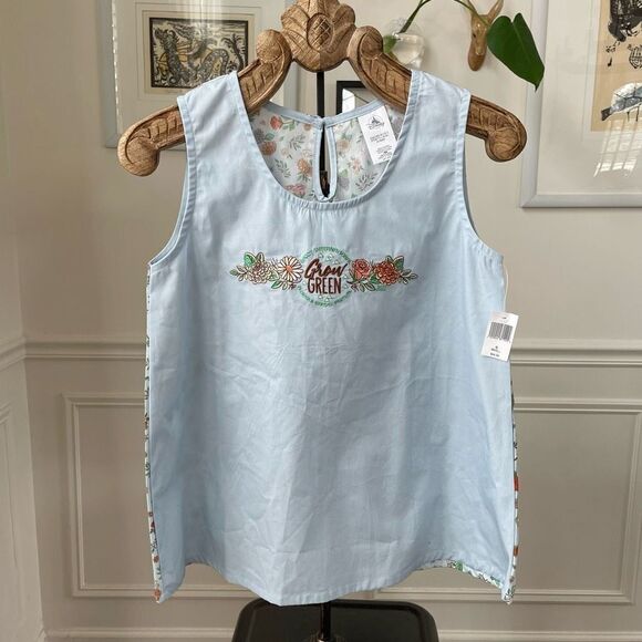 NWT Epcot Flower & Garden Festival Grow Green 2022 Women's Tank Top S - Picture 1 of 10